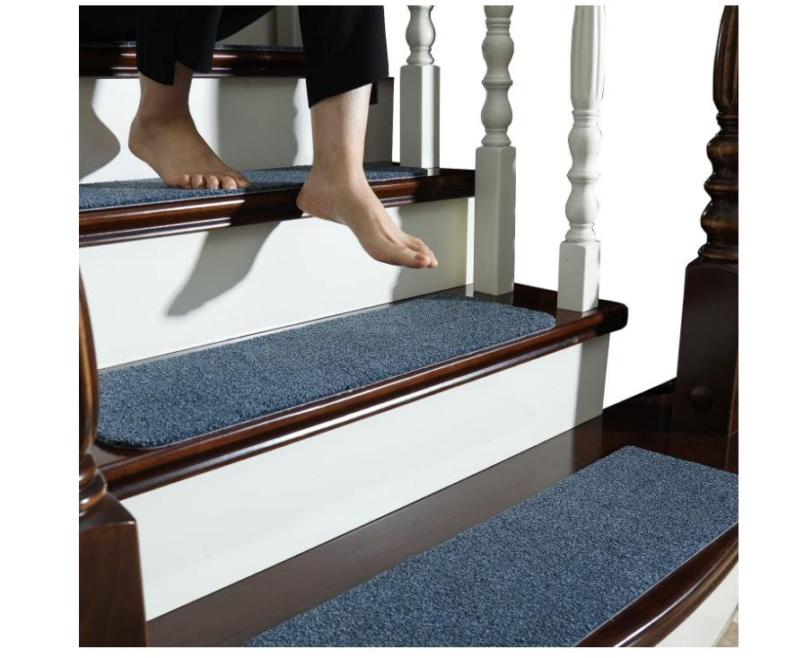COSY HOMEER Stair Treads Non-Slip Carpet Mat 28inX9in Indoor Stair Runners 10PCS