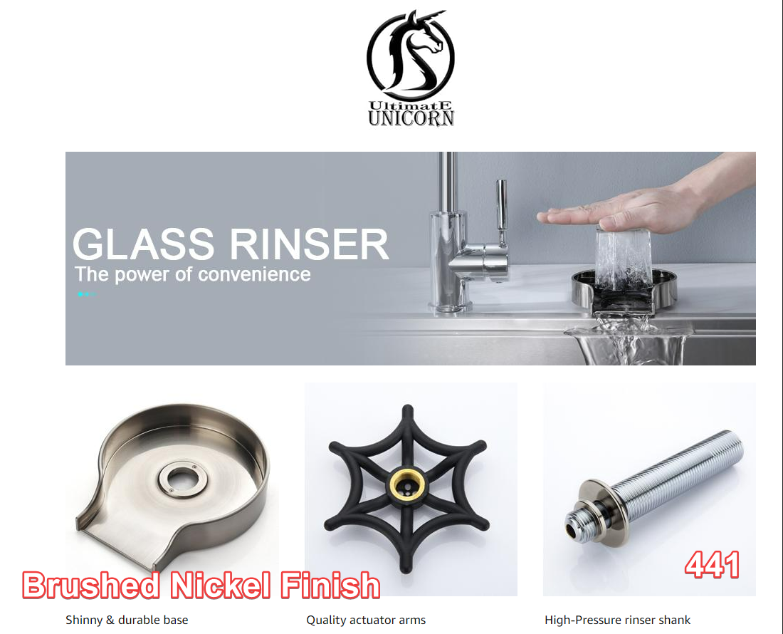 Ultimate Unicorn Automatic Glass Rinser Washer Cleaner Bar Sink Glass Cup Rinser