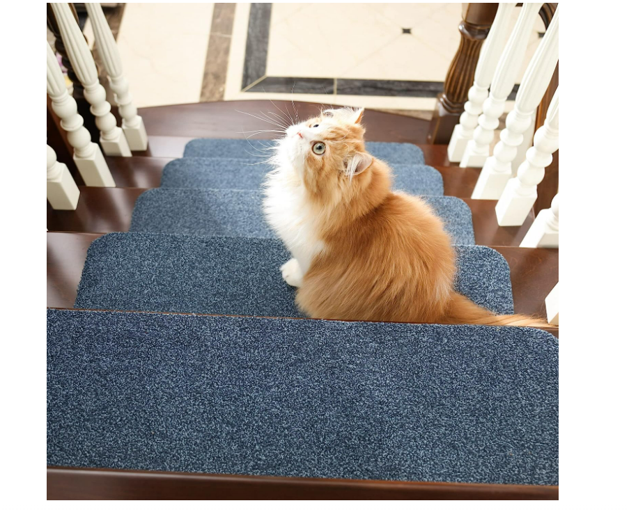 COSY HOMEER Stair Treads Non-Slip Carpet Mat 28inX9in Indoor Stair Runners 10PCS