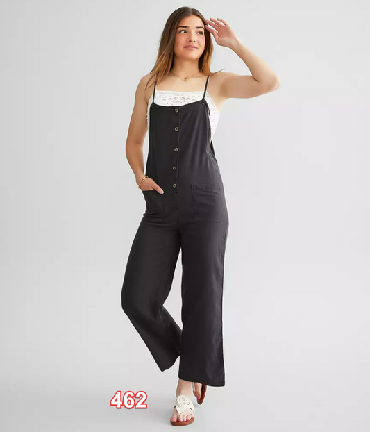 Billabong womens Beach Cruiser Overalls, Off Black, Medium US
