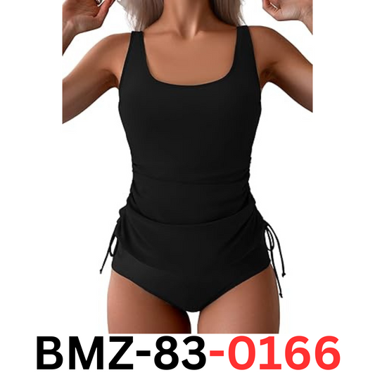B2prity Tummy Control Tankini Swimsuit for Women Ruched Two Piece Bathing Suit L