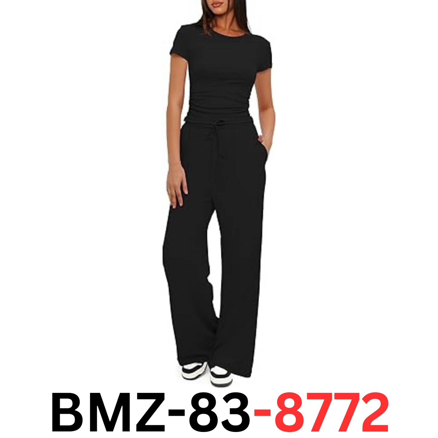 Darong Women Two Piece Outfits Lounge Tracksuit Sets~ Pullover Tops and Pants, L