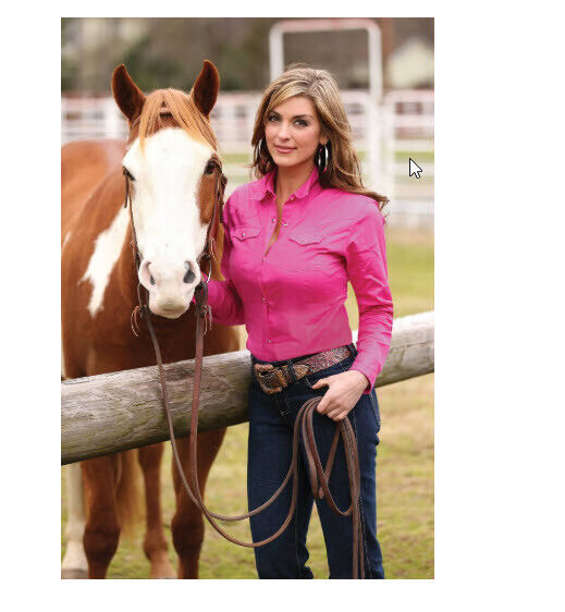 WRANGLER LONG SLEEVE ONE POINT FRONT AND BACK YOKES SOLID TOP