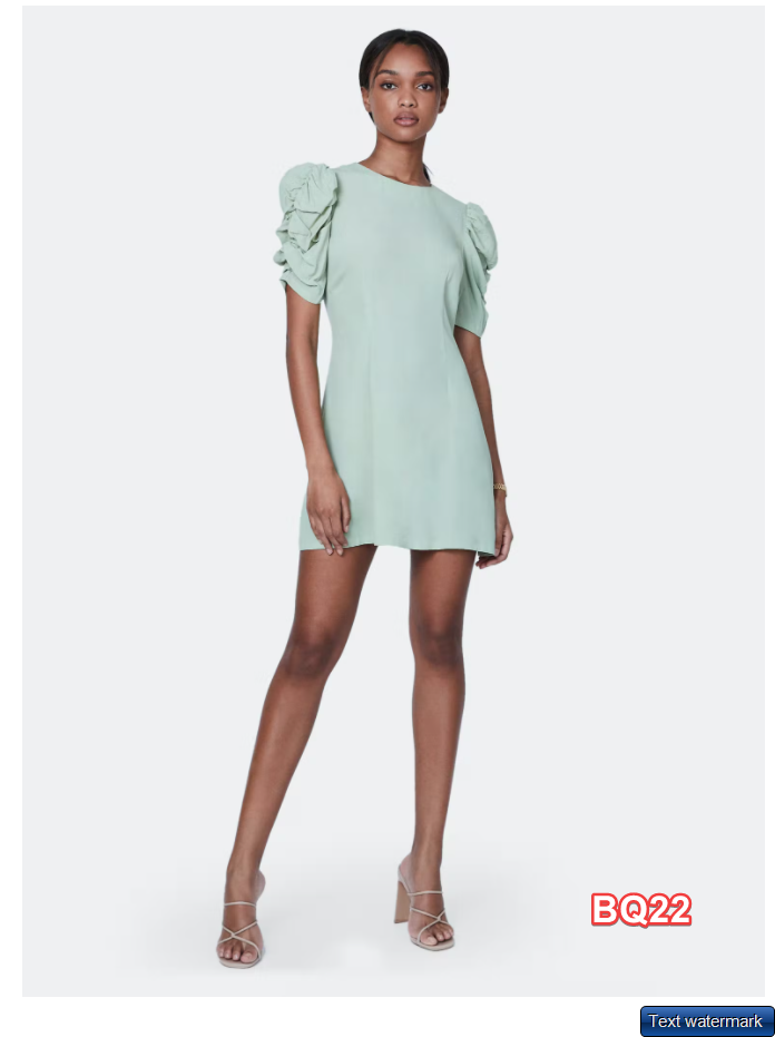 Billie the Label Helena Mini Dress Sage Size 4 Billie the Label Women's Dress 4