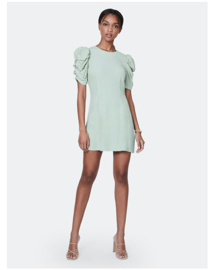 Billie the Label Helena Mini Dress Sage Size 4 Billie the Label Women's Dress 4