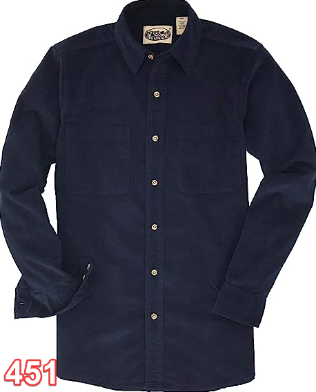 BACKPACKER Cliff Walk Corduroy Shirt, Navy XL