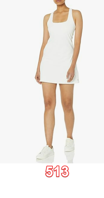 EleVen by Venus Williams Women's Charm Dress 33" White M EleVen Women's Dress M