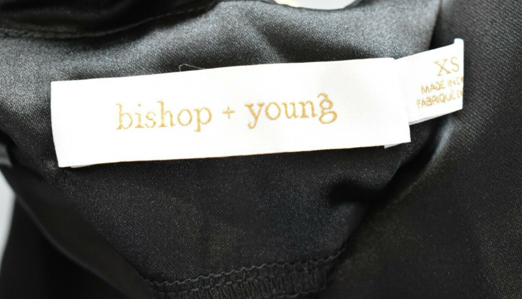 Bishop + Young Women's Dress Camila T-Back Dress XS & M - Black Designer Dress