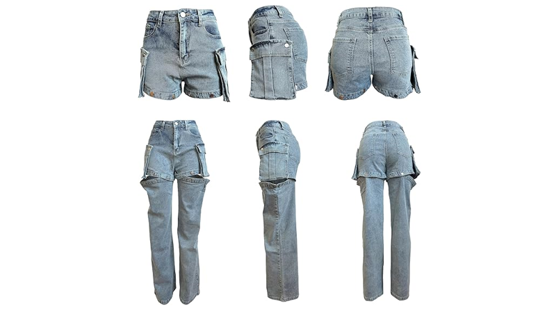 Vakkest Bell Bottom Jeans for Women Flare Jeans High Waist Bootcut Plus, XXL
