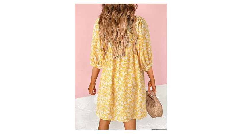 Dokotoo Women's Casual Dresses for Women 2024 Summer Resort Wear Bohemian, L