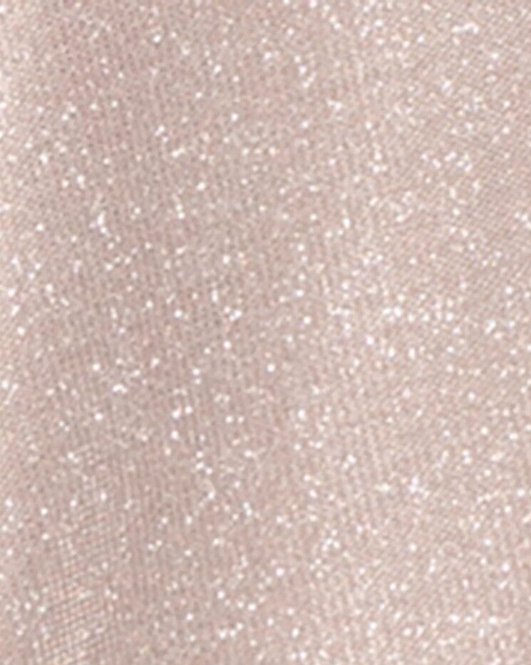 B DARLIN Juniors' Glitter Mesh Skater Dress Rose 5/6 B DARLIN Juniors' Mini Dres