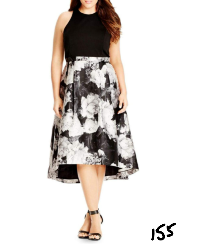 City Chic Women's Dress Women's Plus Size Dress Designer Dress Victoria, Blk XL