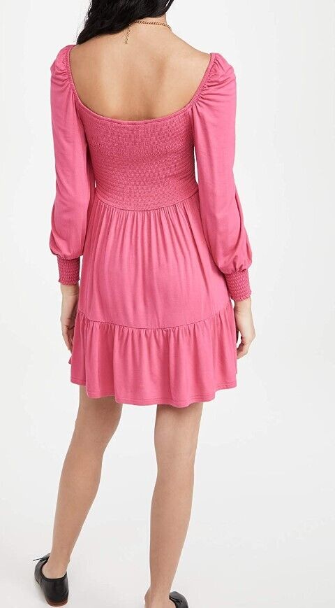 BB DAKOTA by Steve Madden Women's Let's Go Crazy Dress Raspberry XS womens dress