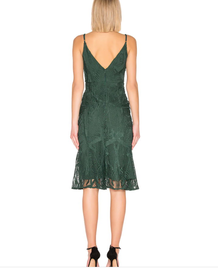 aijek Love  Embroidered Fit Flare Dress Women Designer Dress Size 6-8 (Tag is 2)