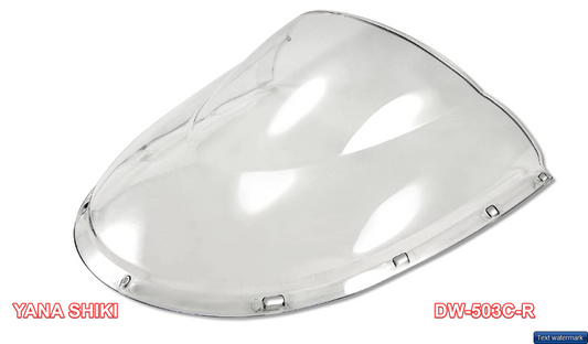 Yana Shiki DW-503C R-Series Clear Windscreen