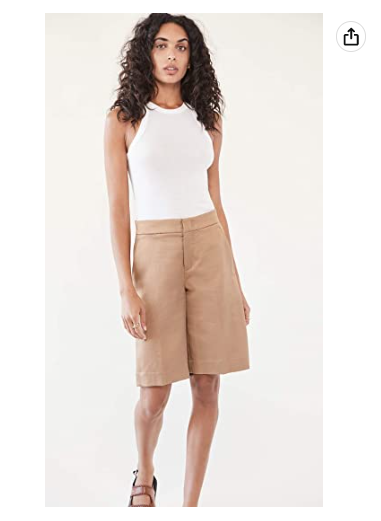Vince Women's HIGH Neck Tank, Optic White, Large $95