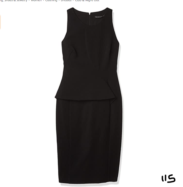 Black Halo Women's Kiara Sheath Dress, 0 Black Black Halo Women's Designer Dress