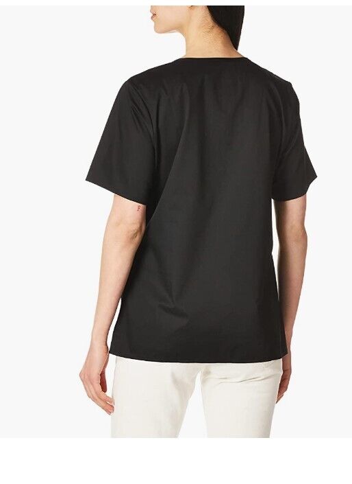 WonderWink Women's Wonderwork Short Sleeve Snap Jacket Black 2XL