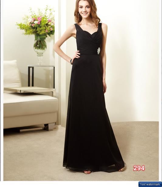 Belsoie by Jasmine Style L144007 Bridesmaid Gown Dress Black Sz 12 Bridal Dress
