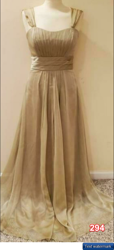Belsoie Jasmine Bridesmaid L3009 Gown Prom Dress latte Size 6 Women Bridal Dress