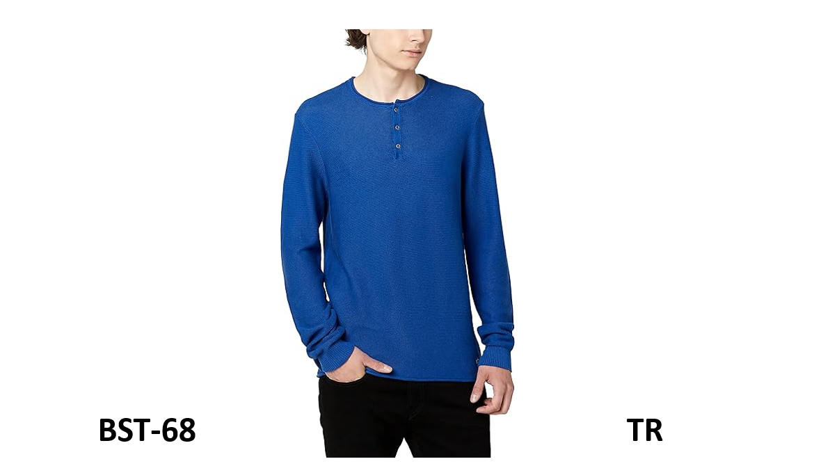 Buffalo David Bitton Men's Sweater, True Blue 22, XX-Large