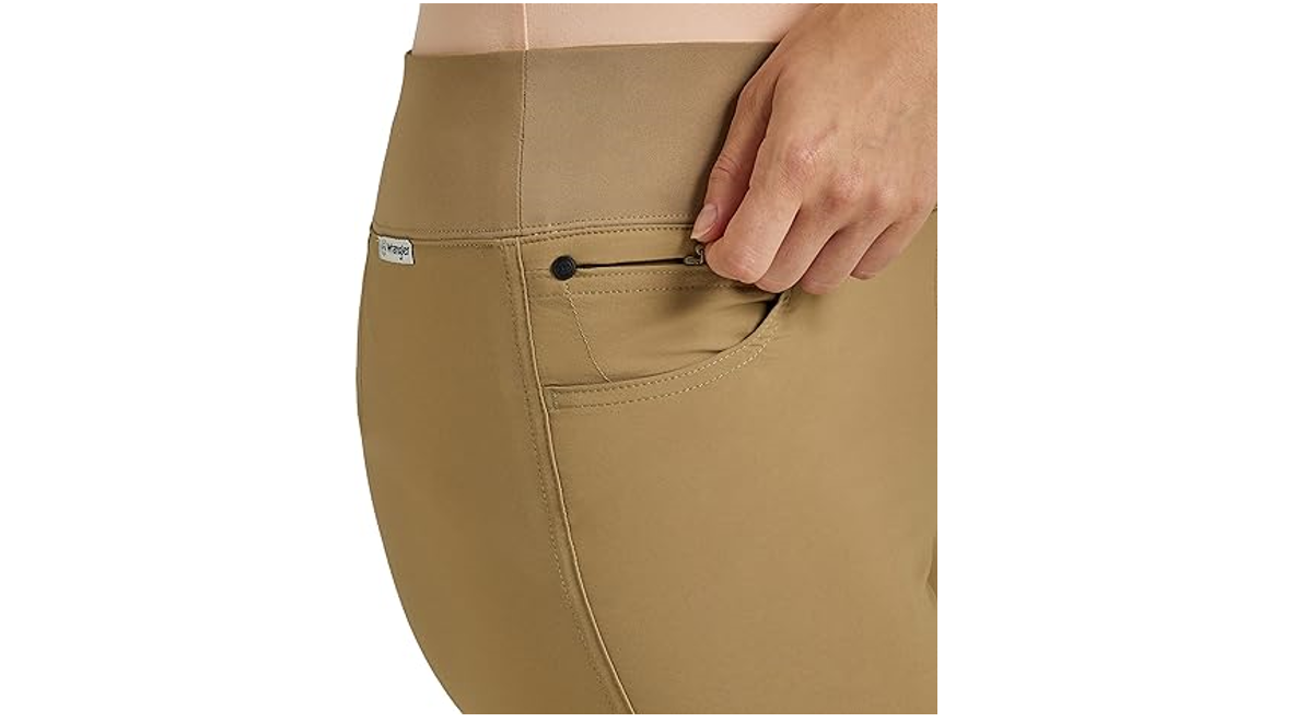 ATG by Wrangler Women's FWDS Pull-On Kick Flare Pants, Elmwood, Size 14 AVG