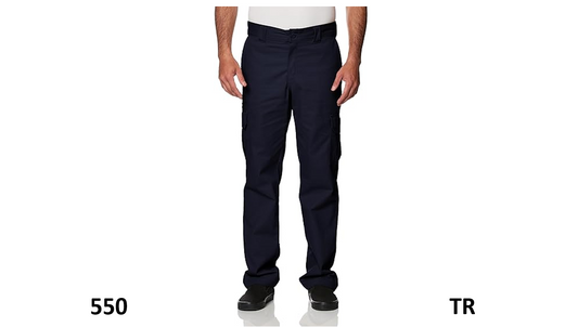 Essentials Men's Slim-Fit Stretch Cargo Pants Bottoms, Navy, 28W x 28L