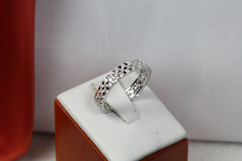 BEAUTIFUL NEW ETERNITY INFINITY ANNIVERSARY RING STERLING SILVER 925 1.69CTW
