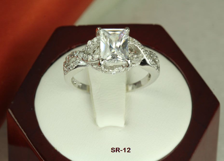 3.67CT STERLING SILVER CZ ANNIVERSARY ENGAGEMENT WEDDING PAVE HALO RING SZ5-9