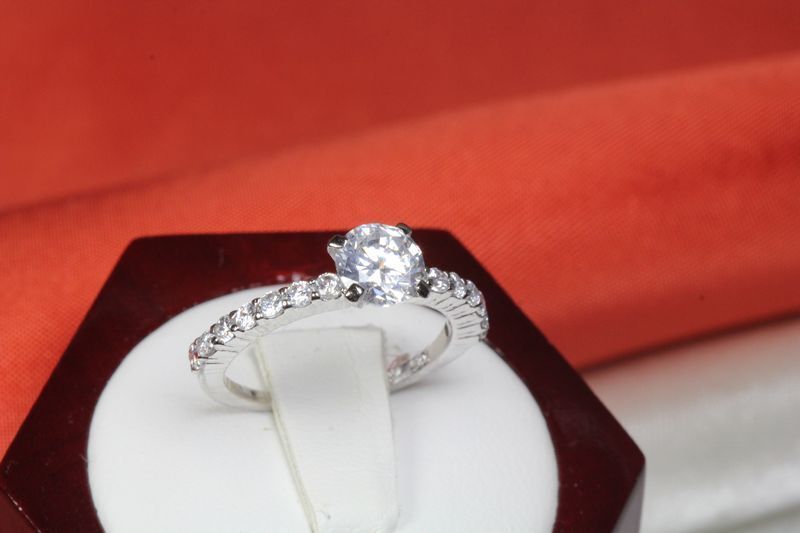 VNGT 2.02 CT STERLING SILVER 925 ROUND CZ ENGAGEMENT WEDDING RING SET WRS47-MT