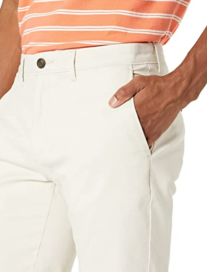 Amazon Essentials Men's Slim-Fit Casual Stretch Khaki Pant Stone 35wx30l