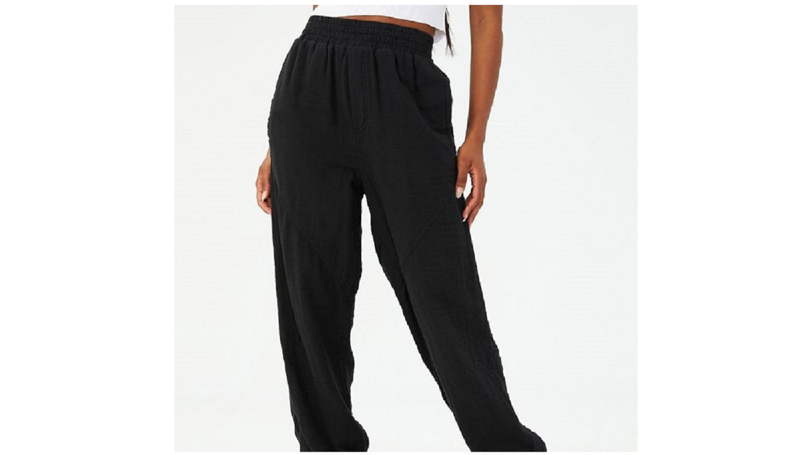 COTTON ON Women's Woven Dance Pants, Black, Size X-Large