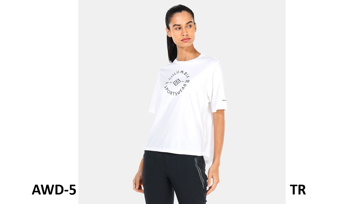 Columbia Women's North Cascades™ Relaxed T-Shirt, White, Size X-Small