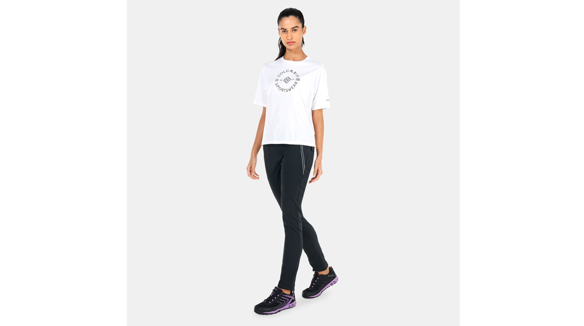 Columbia Women's North Cascades™ Relaxed T-Shirt, White, Size X-Small