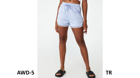 COTTON ON Women's Retro Gym Shorts Bottoms, Blue, Size Small