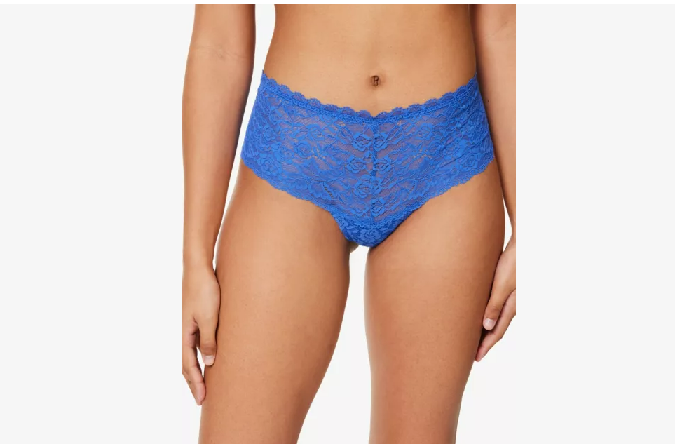 Aubade Women's Rosessence Saint-Tropez Brief, Blue (Magic Blue), XL