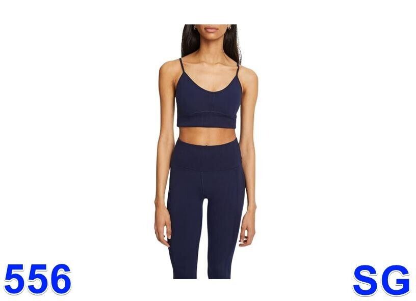 Bandier SJ-SJB10016-THE Meadow Bra , Soft Fabric , Comfort , Navy , Large