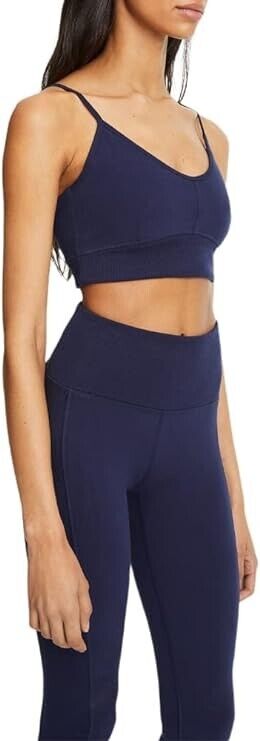 Bandier SJ-SJB10016-THE Meadow Bra , Soft Fabric , Comfort , Navy , Large