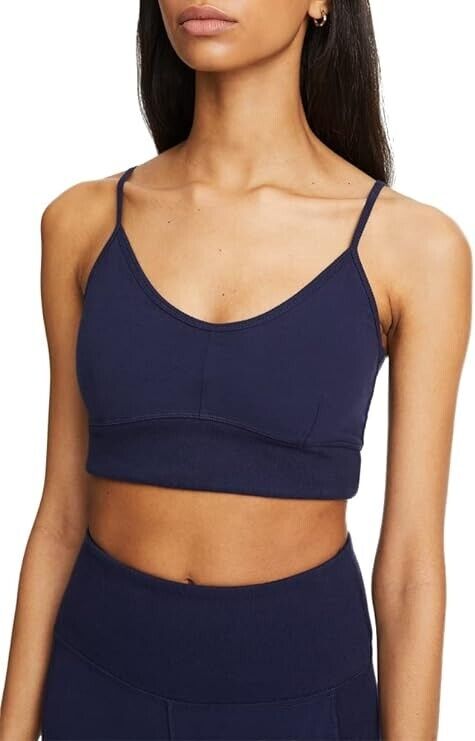 Bandier SJ-SJB10016-THE Meadow Bra , Soft Fabric , Comfort , Navy , Large