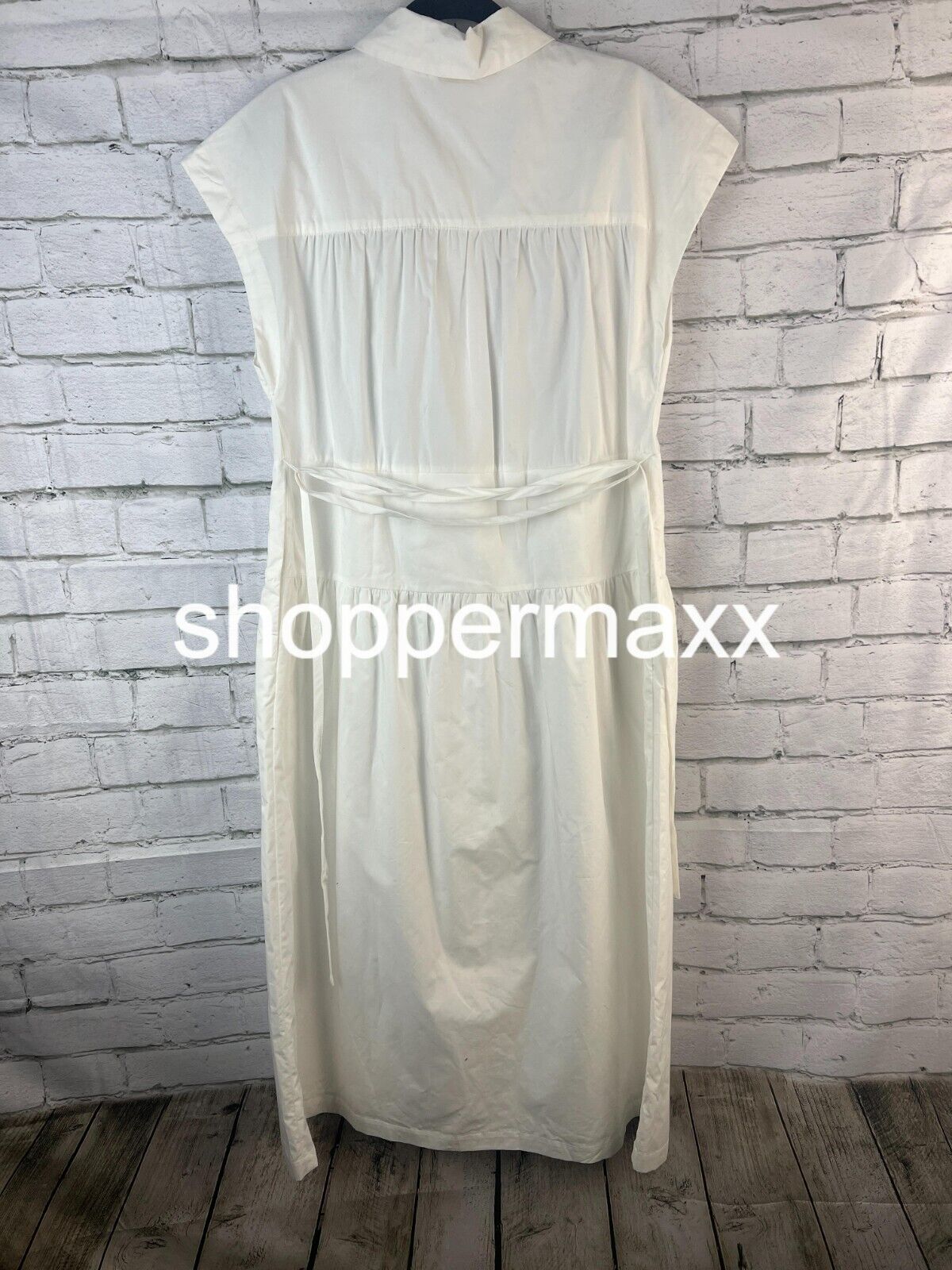 Women's Short Sleeve Midi Dress - A New Day, White, X-Small