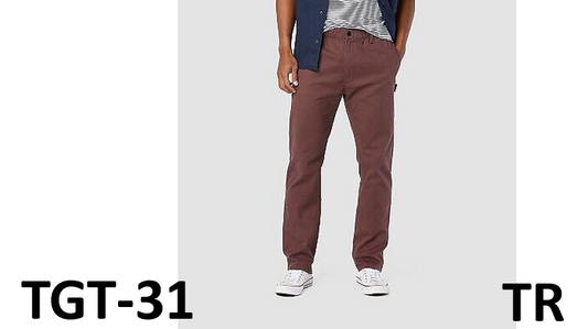 DENIZEN from Levi's Men's Comfort Straight Fit Chino Pants - Mahogany, Size XS