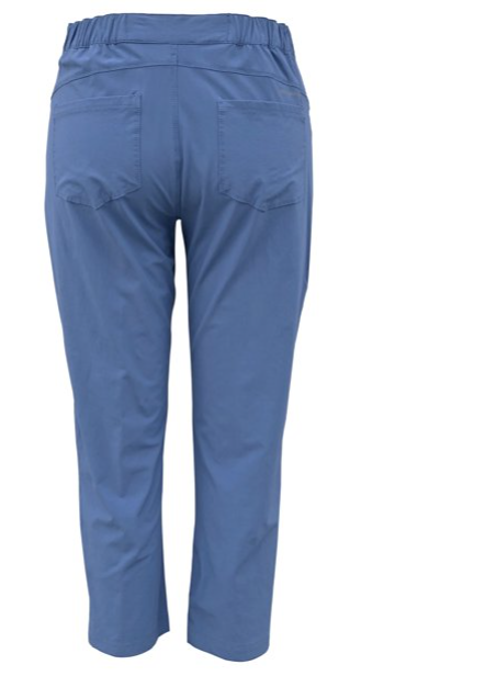 White Sierra Crissy Field Crop Pants Big Sur Blue SMALL