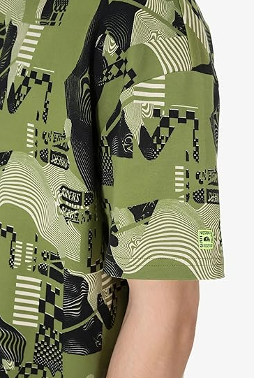 Valentino Rossi Mens Riders Academy Fila Collection Oversized T Shirt XXL Green