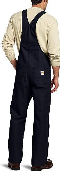 Carhartt mens Flame Resistant Duck Bib overalls and coveralls workwear 36WX32L