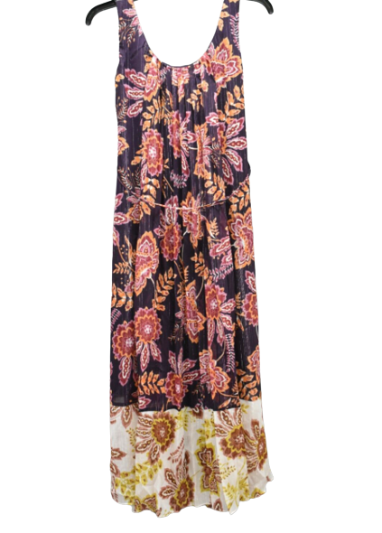 Donna Morgan Pleated Front Maxi Dress-Womens Size 0, new
