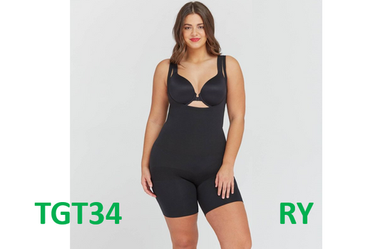 ASSETS by SPANX, Women's Remarkable Results All-In-One Body Slimmer, Black - 3X
