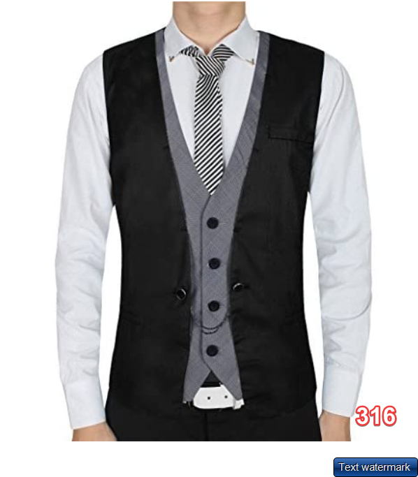 Vest, Qinying Men's Vest Cotton Knit Sleeveless Casual Jackets Black XXL