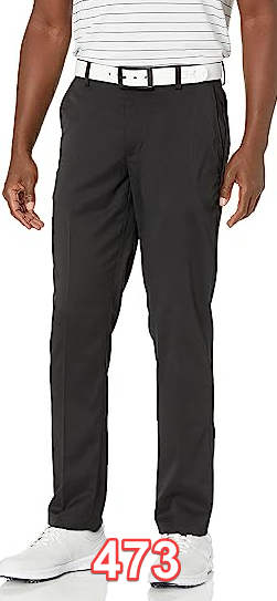 Amazon Essentials Men's Slim-Fit Stretch Golf Pant Black 32wx33l