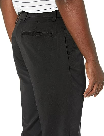 Amazon Essentials Men's Slim-Fit Stretch Golf Pant Black 32wx33l