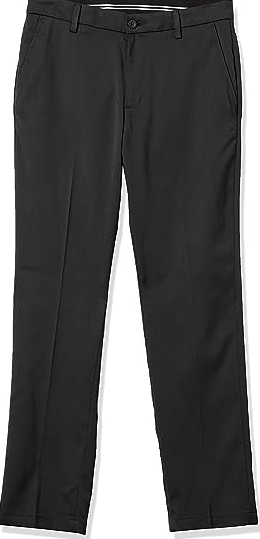 Amazon Essentials Men's Slim-Fit Stretch Golf Pant Black 32wx33l